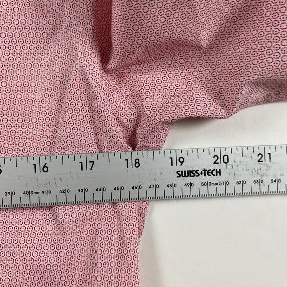 NWT Tommy Hilfiger CoolMax Slim Fit Stretch Shirt Mens Small 14.5  32/33 Red - Picture 8 of 12